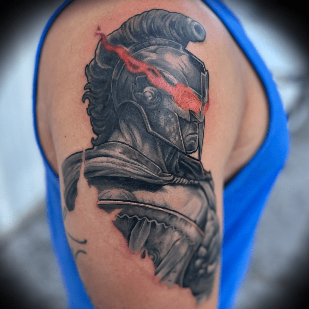 Ares, God of war tattoo